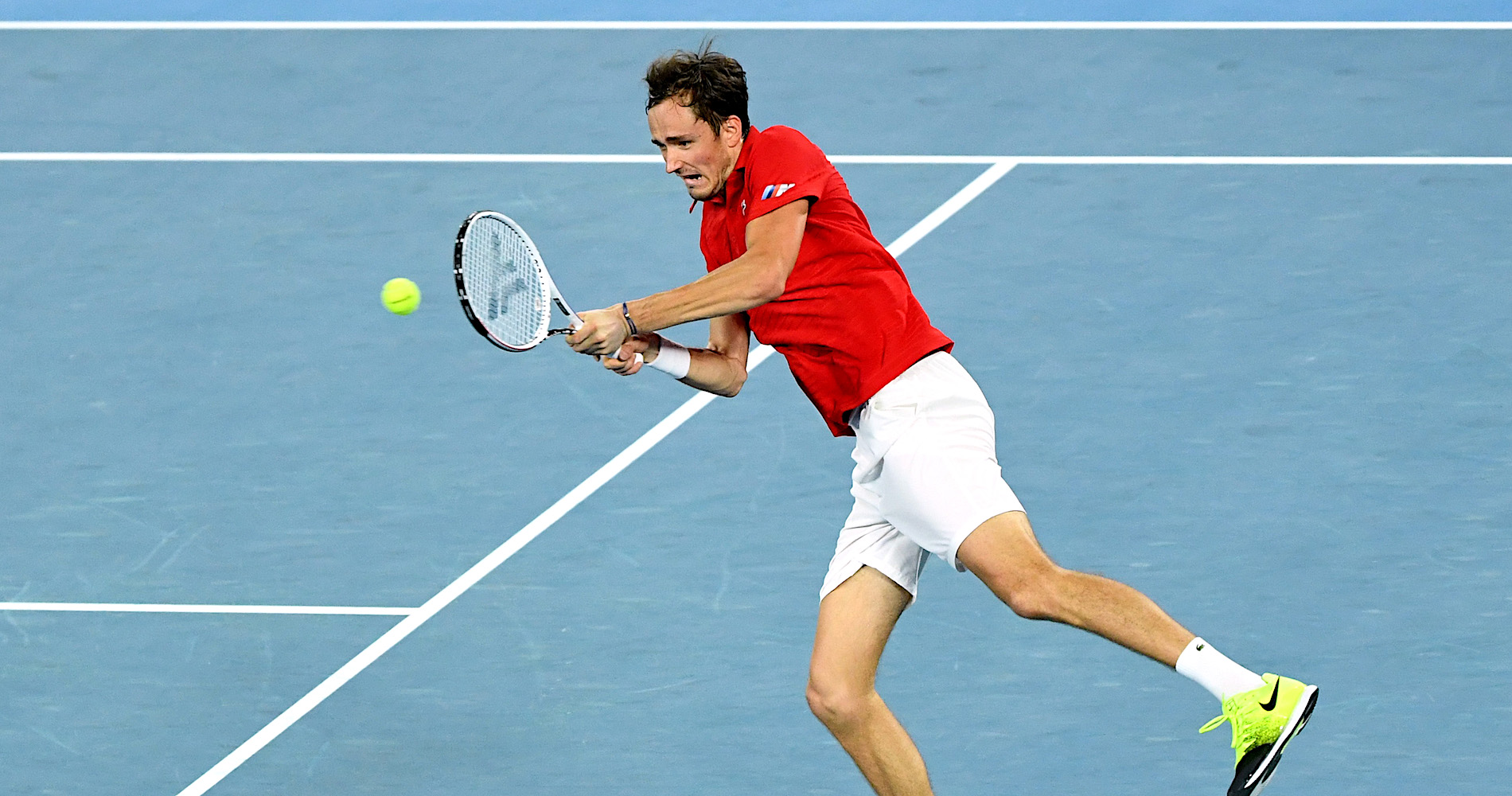 Tennis, as Daniel Medvedev played 1